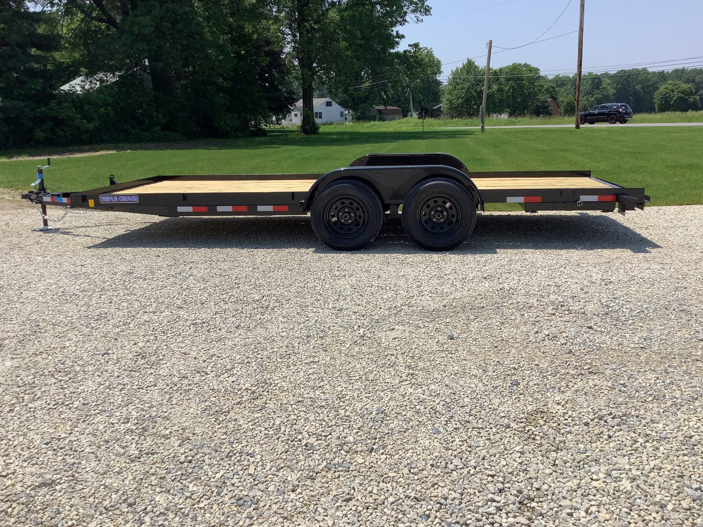 New 2025 Triple Crown Trailers 7x18TA Car Hauler