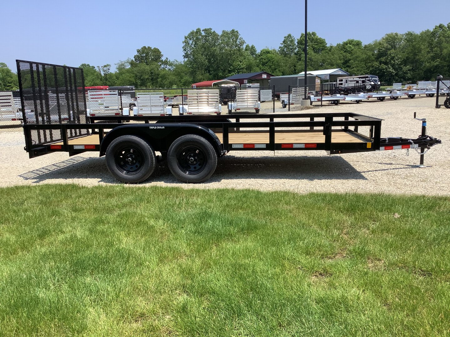 New 2025 Triple Crown Trailers 7x16TA HD Utility Trailer
