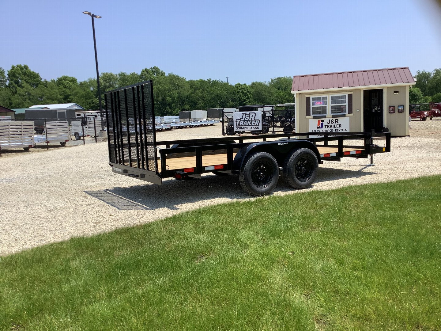 New 2025 Triple Crown Trailers 7x16TA HD Utility Trailer