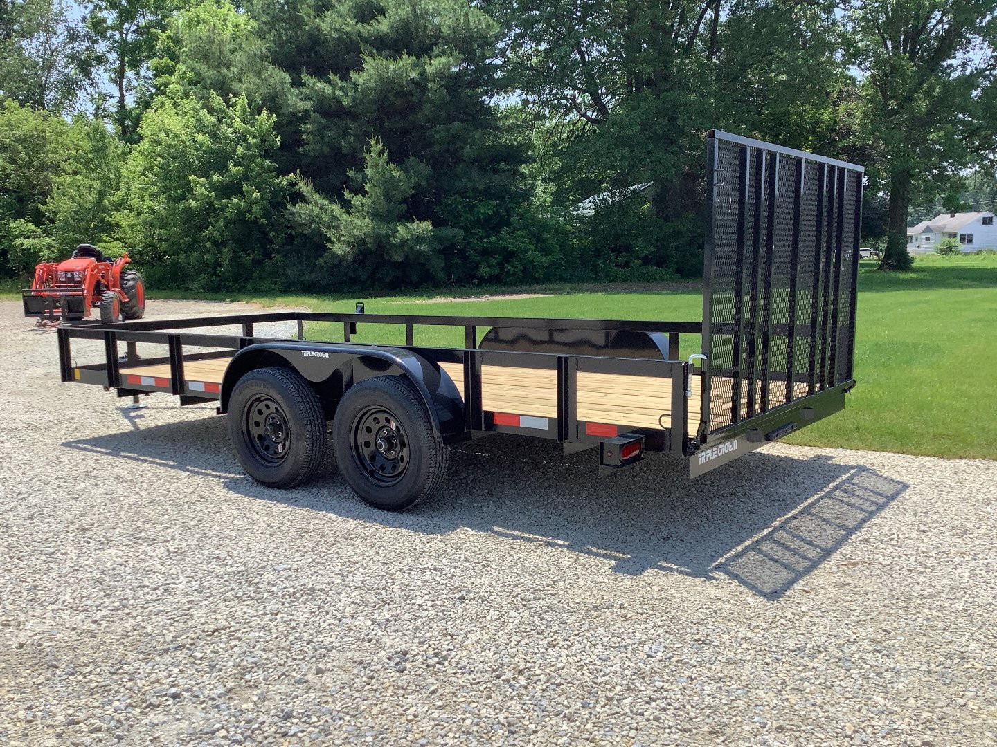 New 2025 Triple Crown Trailers 7x16TA HD Utility Trailer