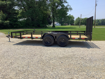 New 2025 Triple Crown Trailers 7x16TA HD Utility Trailer
