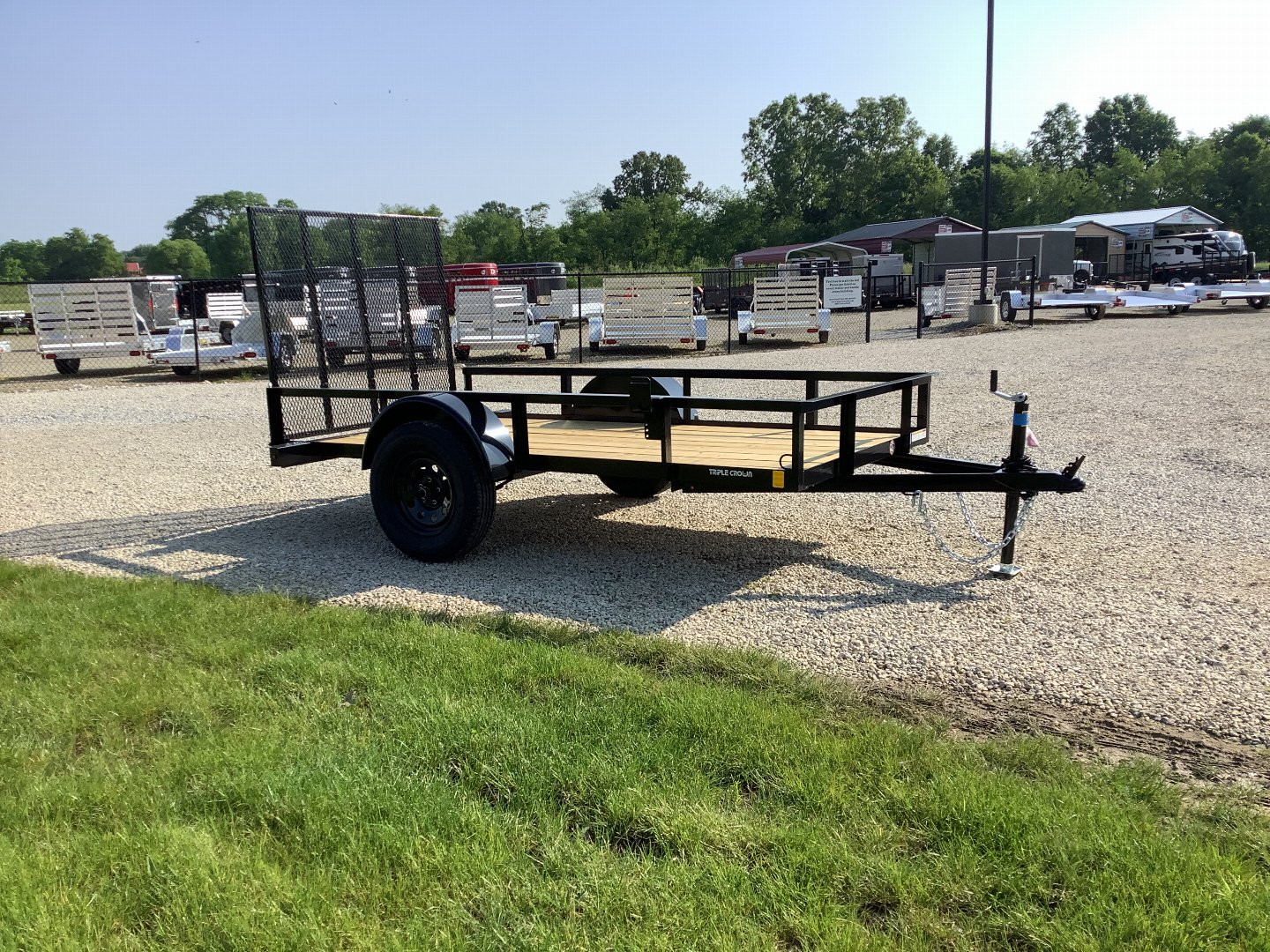 New 2025 TRIPLE CROWN TRAILERS 5x10SA Light Utility Trailer