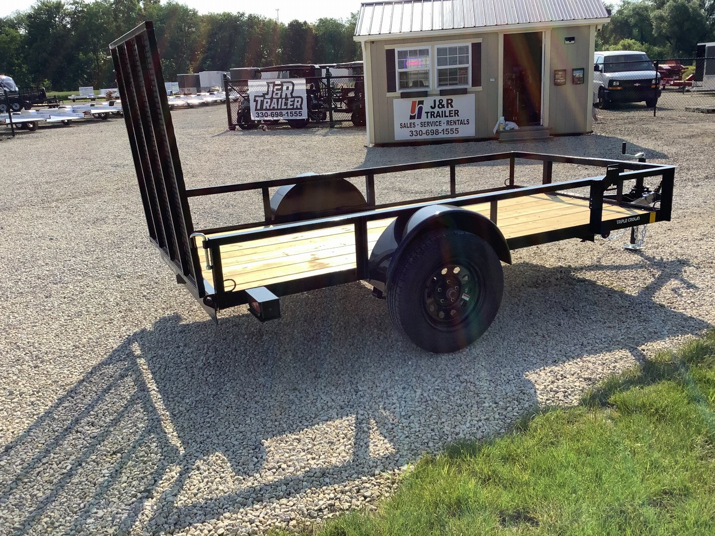 New 2025 TRIPLE CROWN TRAILERS 5x10SA Light Utility Trailer