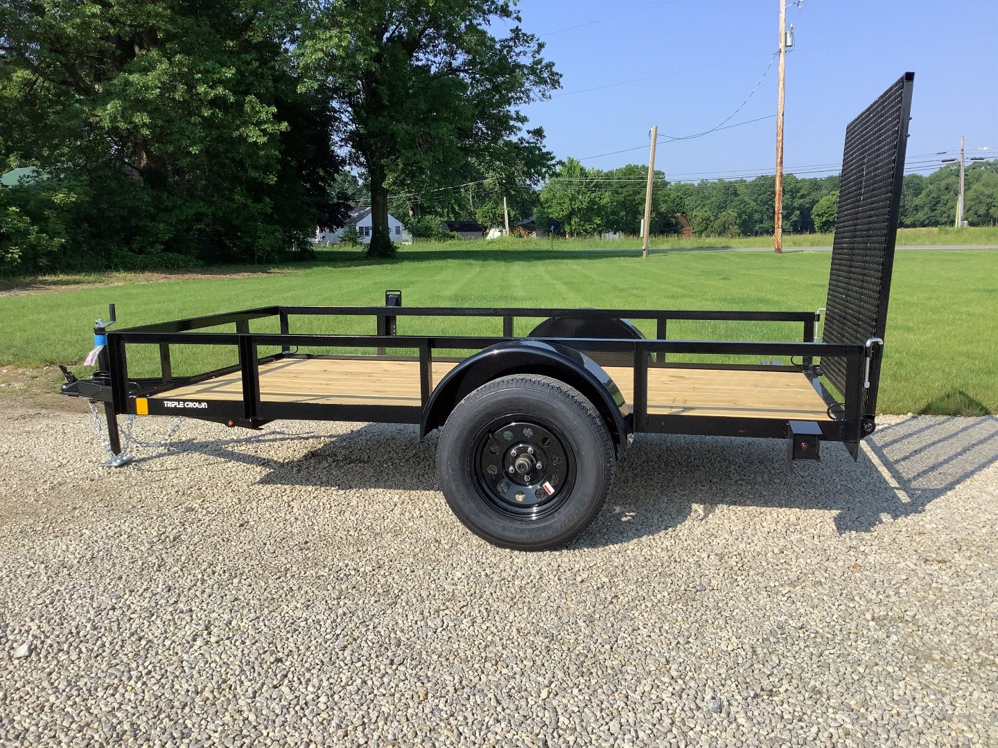 New 2025 TRIPLE CROWN TRAILERS 5x10SA Light Utility Trailer