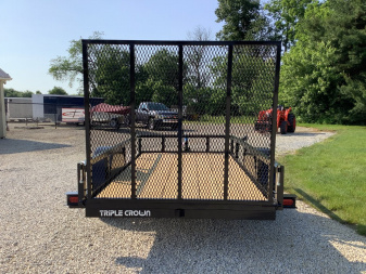New 2025 TRIPLE CROWN TRAILERS 5x10SA Light Utility Trailer