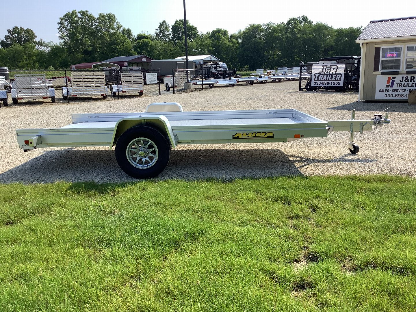 New 2026 Aluma Aluma 7212HSLR-S-R Utility Trailer