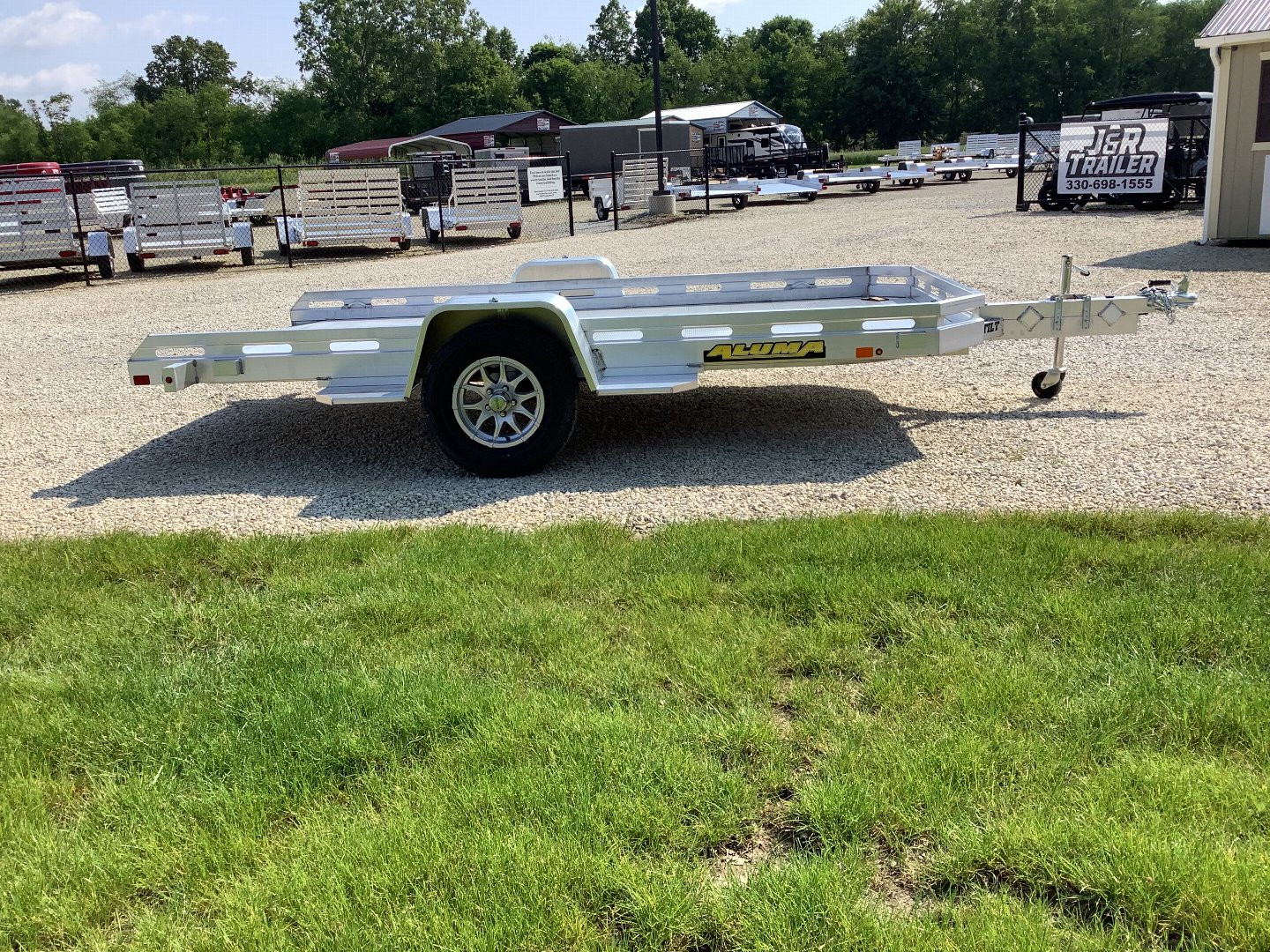 New 2026 Aluma 7814Tilt-S Utility Trailer