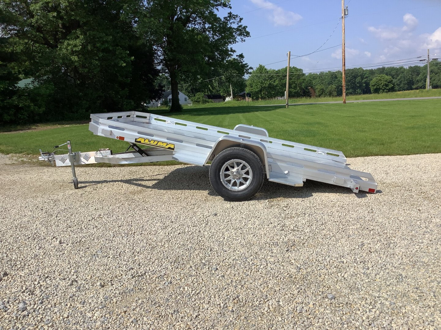 New 2026 Aluma 7814Tilt-S Utility Trailer