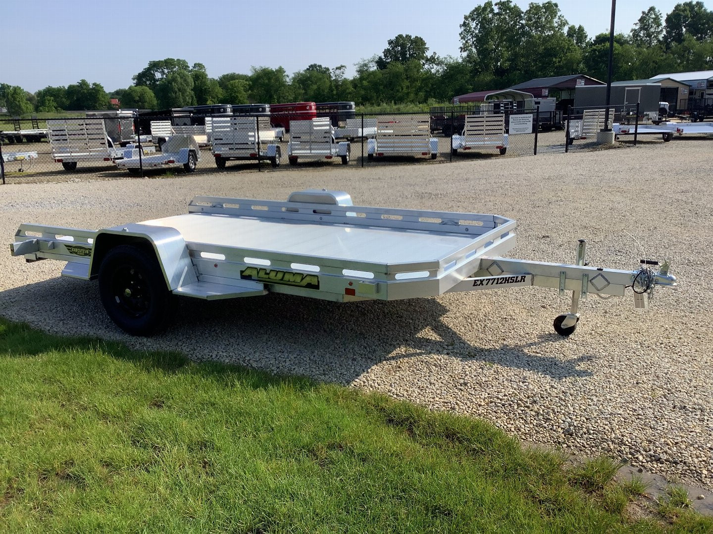 New 2026 ALUMA EX7712HSLR Utility Trailer