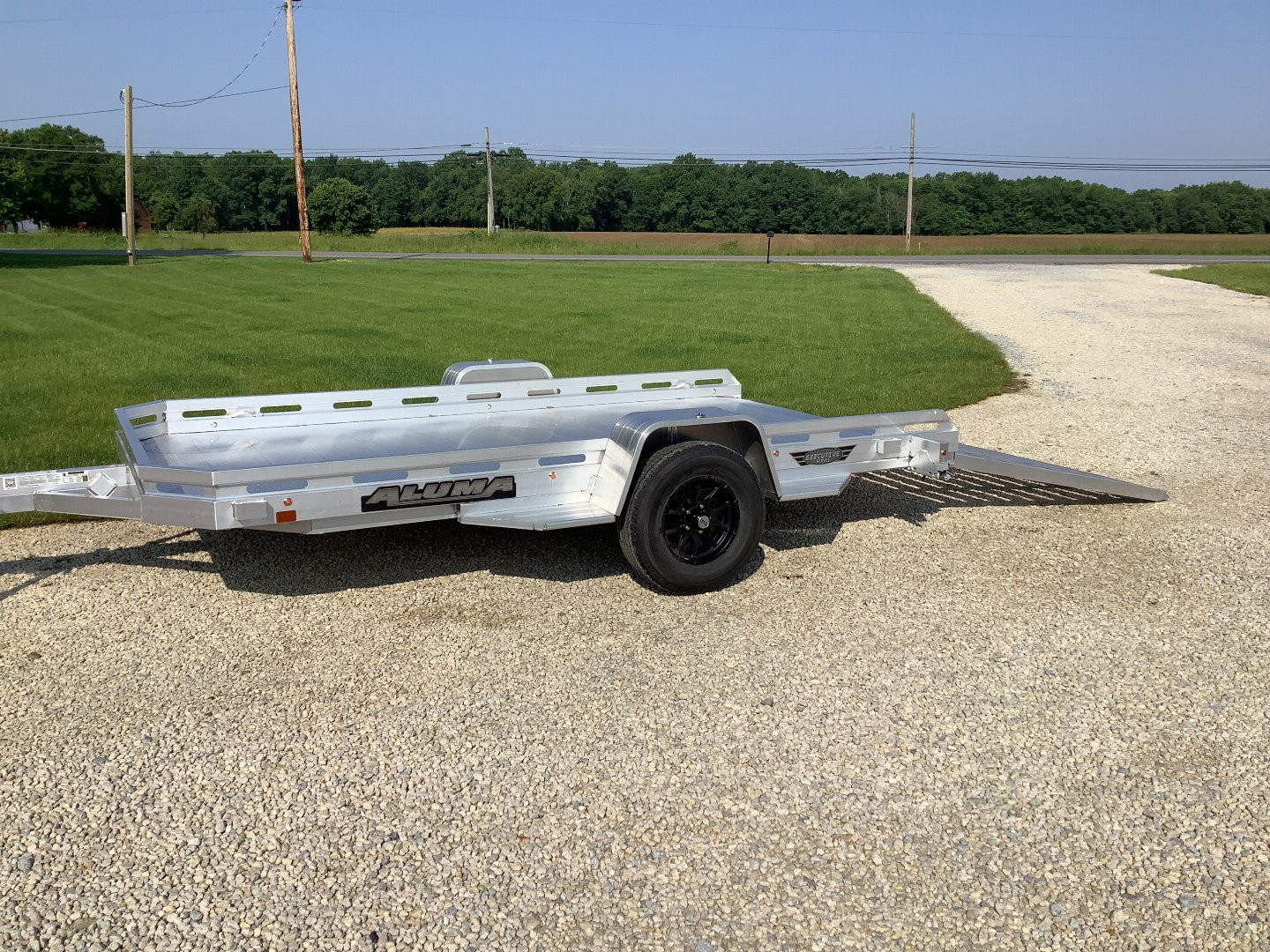 New 2026 ALUMA EX7712HSLR Utility Trailer