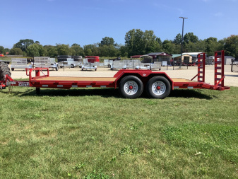 New 2025 CornPro UT-18H 12k Equipment Trailer with dovetail
