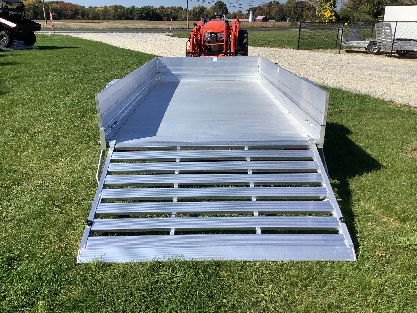 New 2025 Aluma 6812H-ESA-S-TG Utility Trailer