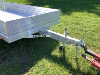 New 2025 Aluma 6812H-ESA-S-TG Utility Trailer