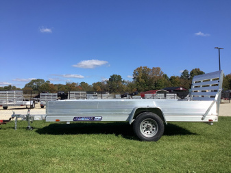 New 2025 Aluma 6812H-ESA-S-TG Utility Trailer