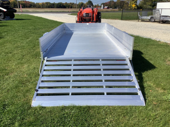 New 2025 Aluma 6812H-ESA-S-TG Utility Trailer