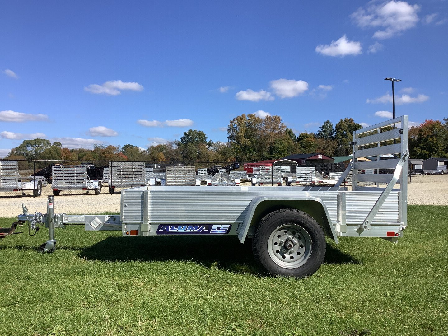 New 2025 Aluma 548ESA-S-TG Utility Trailer