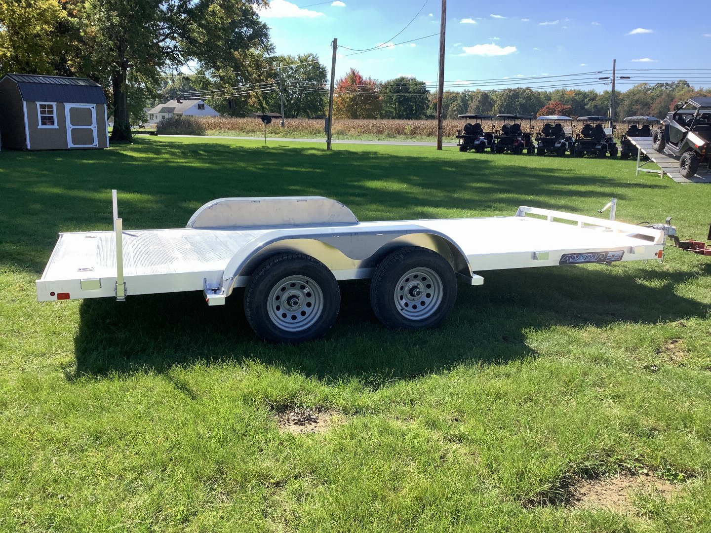 New 2025 Aluma 8216-ESA-R Equipment Trailer