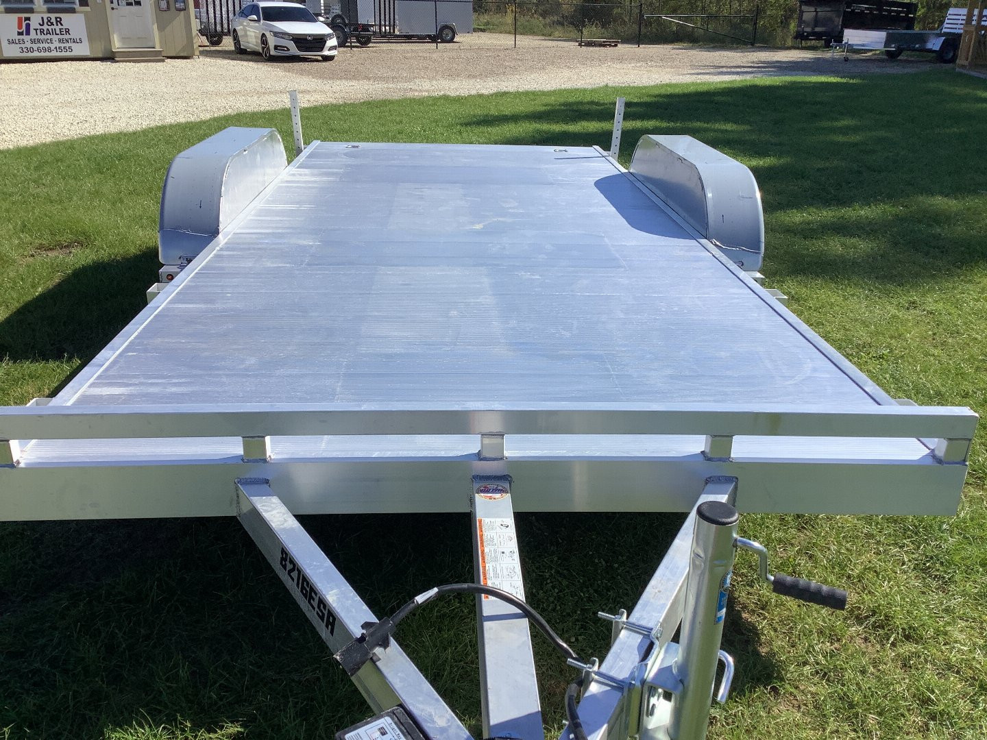New 2025 Aluma 8216-ESA-R Equipment Trailer