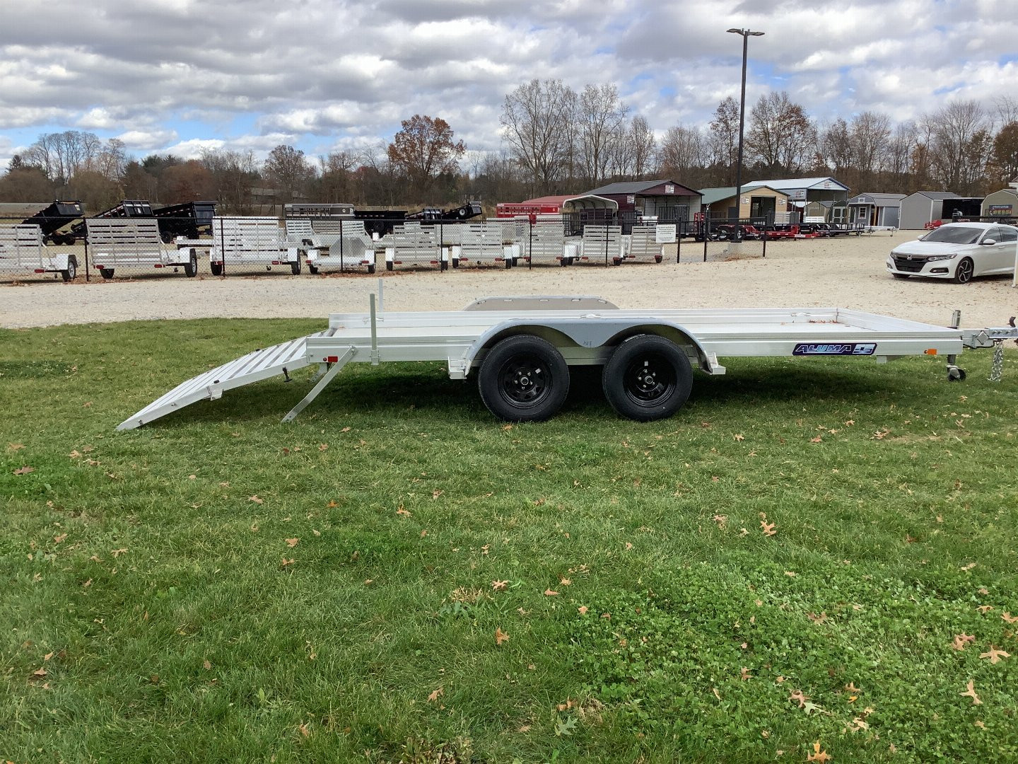 New 2025 ALUMA 7816TA-ESA-BT Utility Trailer