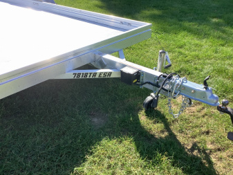 New 2025 Aluma 7818TA-ESA-BT Utility Trailer