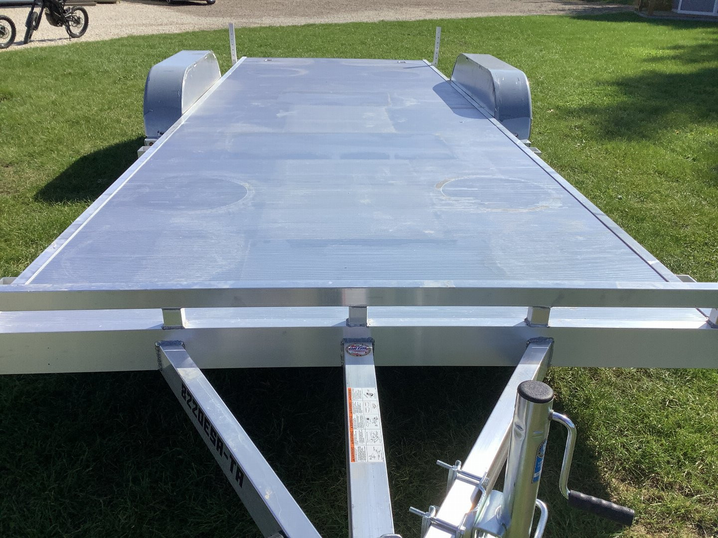 New 2025 Aluma 8220TA-ESA-R Equipment Trailer