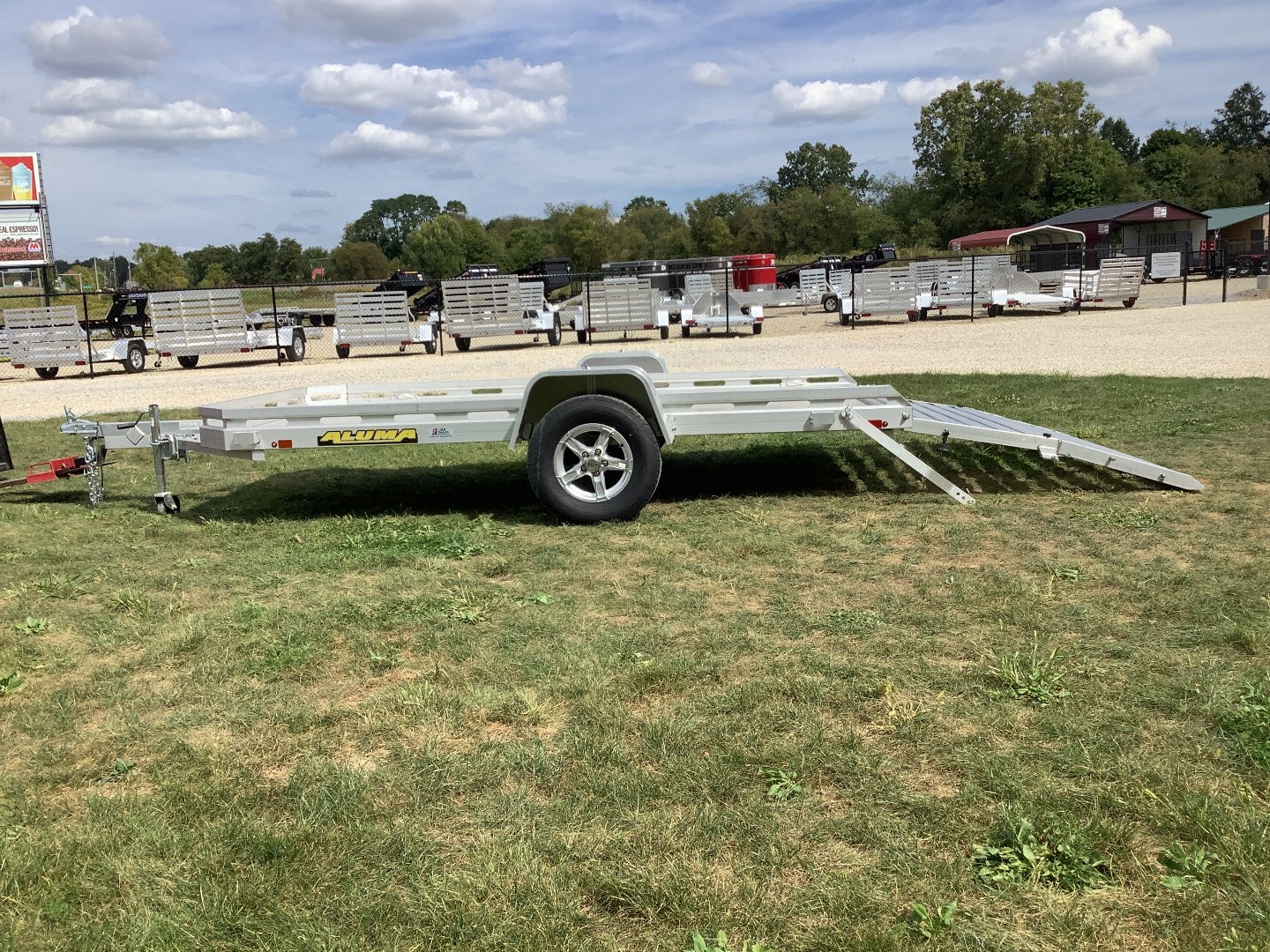 New 2025 ALUMA 7712H-S-BT Utility Trailer