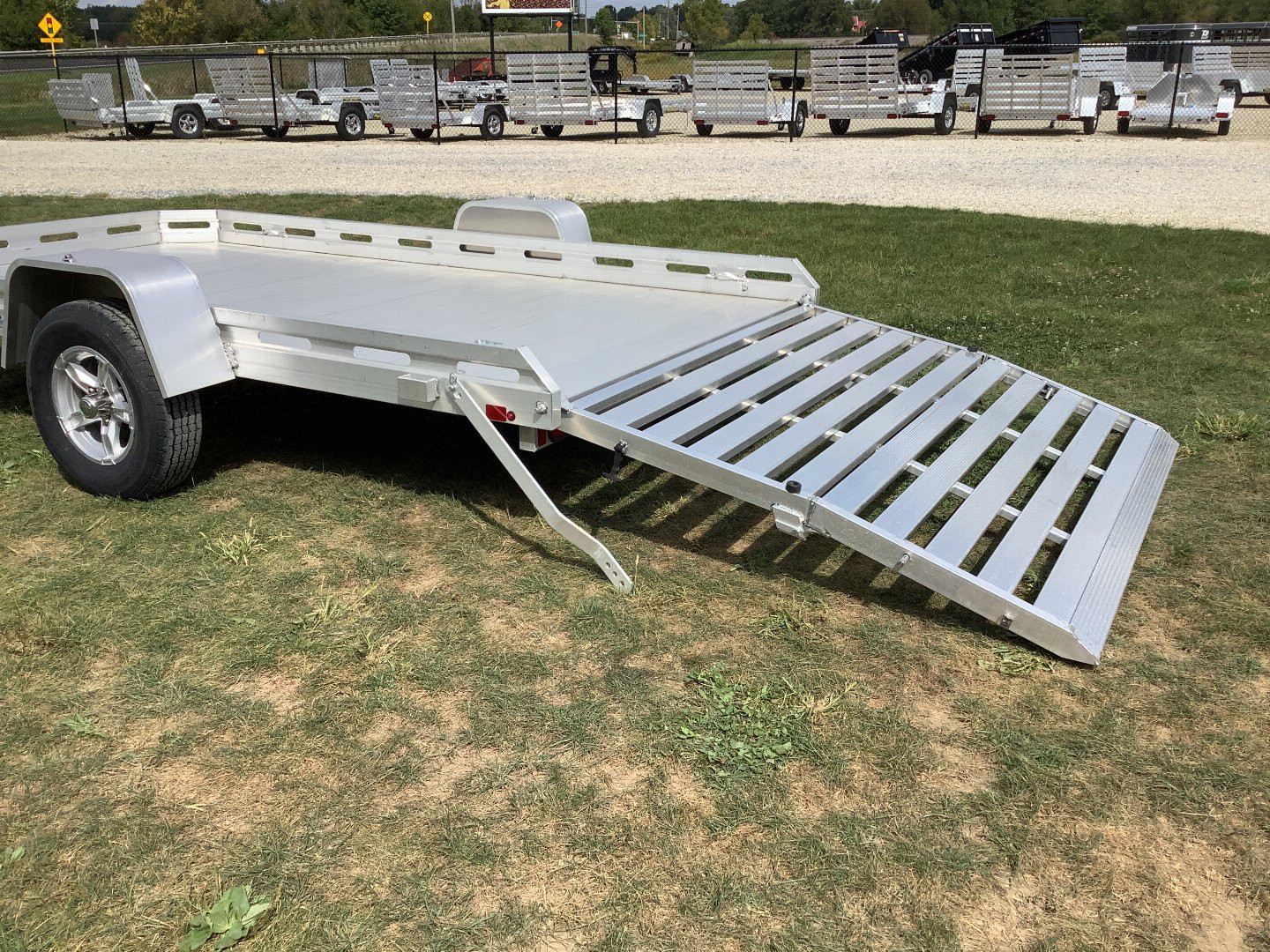 New 2025 ALUMA 7712H-S-BT Utility Trailer