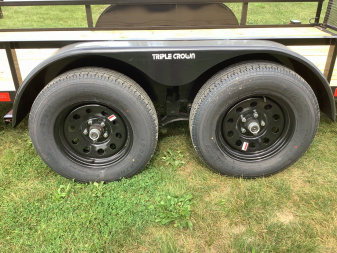 New 2025 Triple Crown Trailers 6X14TA Utility Trailer