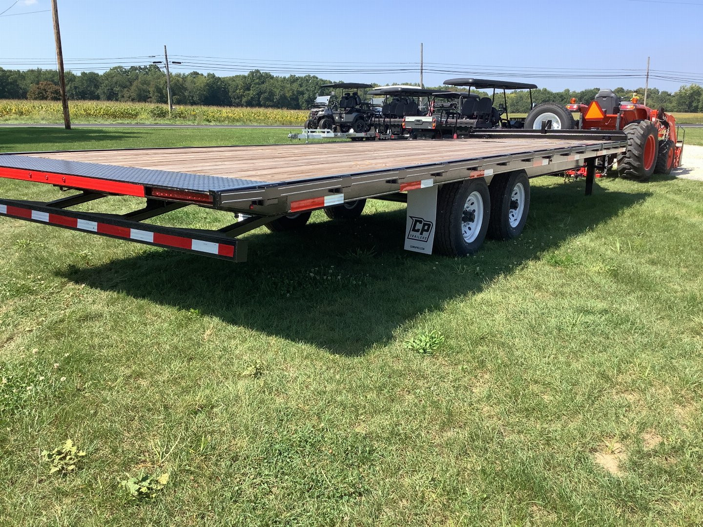 New 2024 CornPro 6+21 14K Tilt Trailer