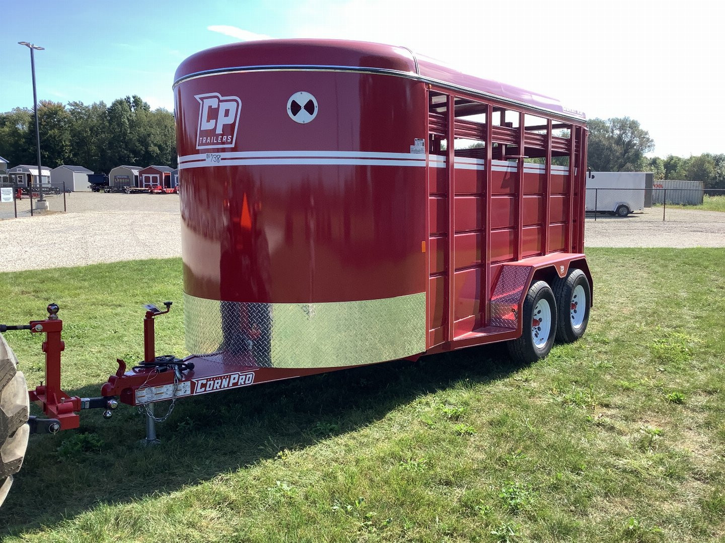 New 2024 CornPro 14' Stock / Stock Combo Trailer