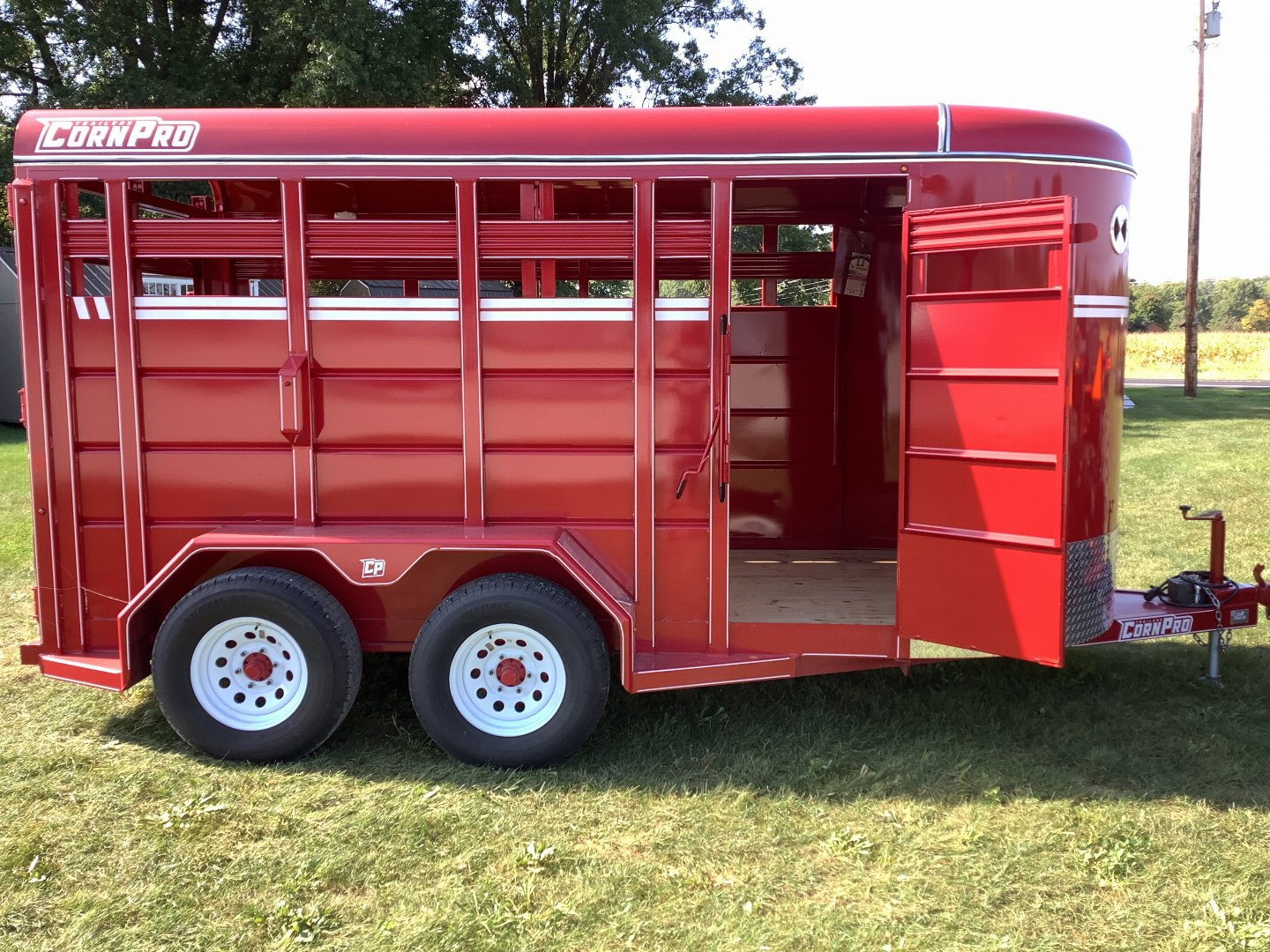 New 2024 CornPro 14' Stock / Stock Combo Trailer