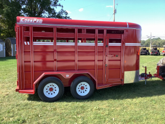 New 2024 CornPro 14' Stock / Stock Combo Trailer