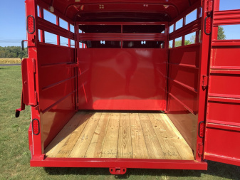 New 2024 CornPro 14' Stock / Stock Combo Trailer