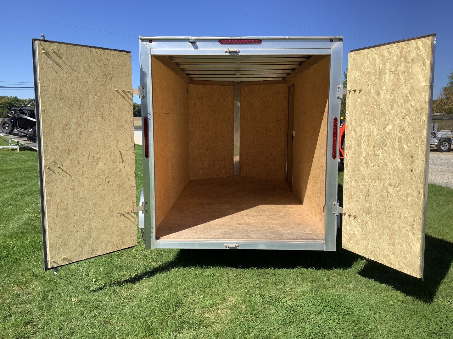 Used 2023 Triton Trailers 6X12SA Cargo / Enclosed Trailer Barn Doors