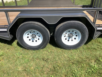 New 2024 CornPro UT-14L Utility Trailer Golden