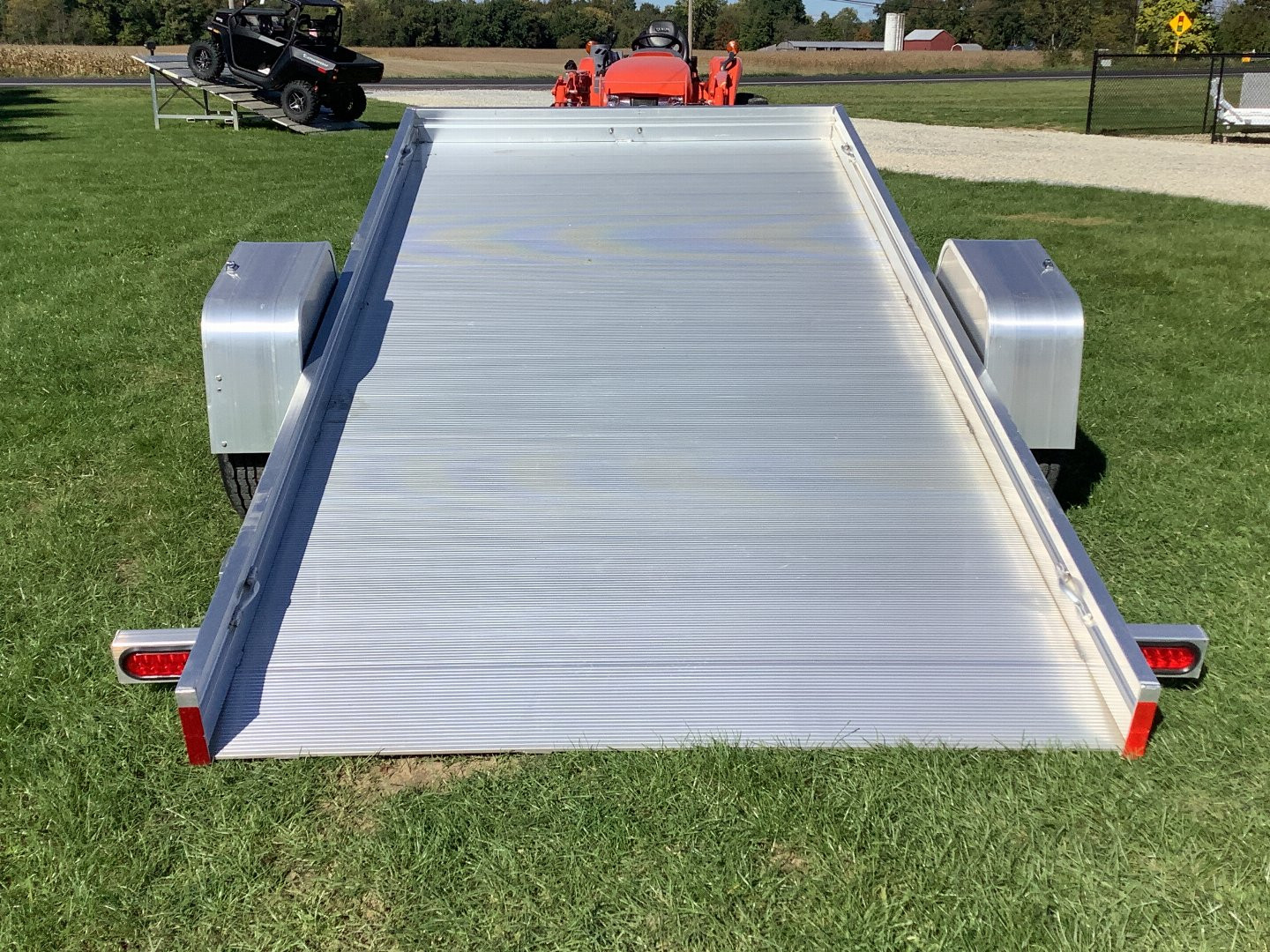 New 2024 Aluma 6812H-TILT Utility Trailer