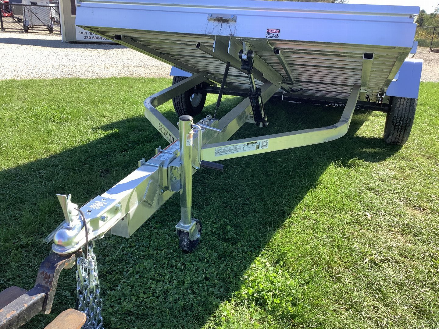 New 2024 Aluma 6812H-TILT Utility Trailer
