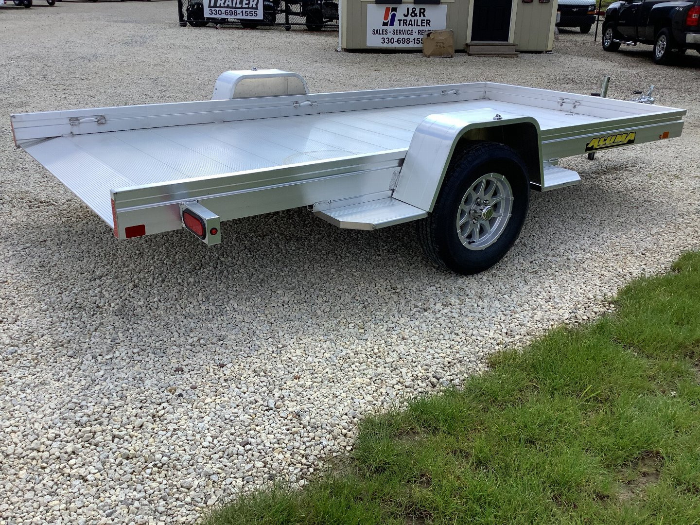 New 2024 Aluma 6812H-TILT Utility Trailer