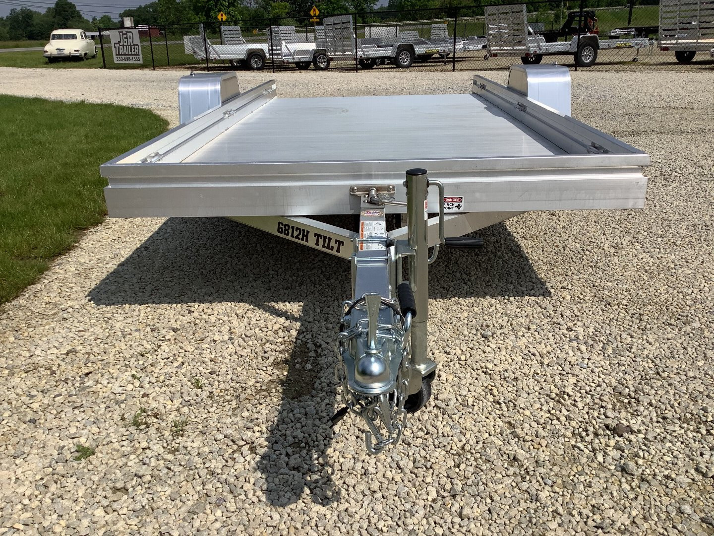 New 2024 Aluma 6812H-TILT Utility Trailer