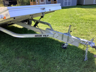 New 2024 Aluma 6812H-TILT Utility Trailer