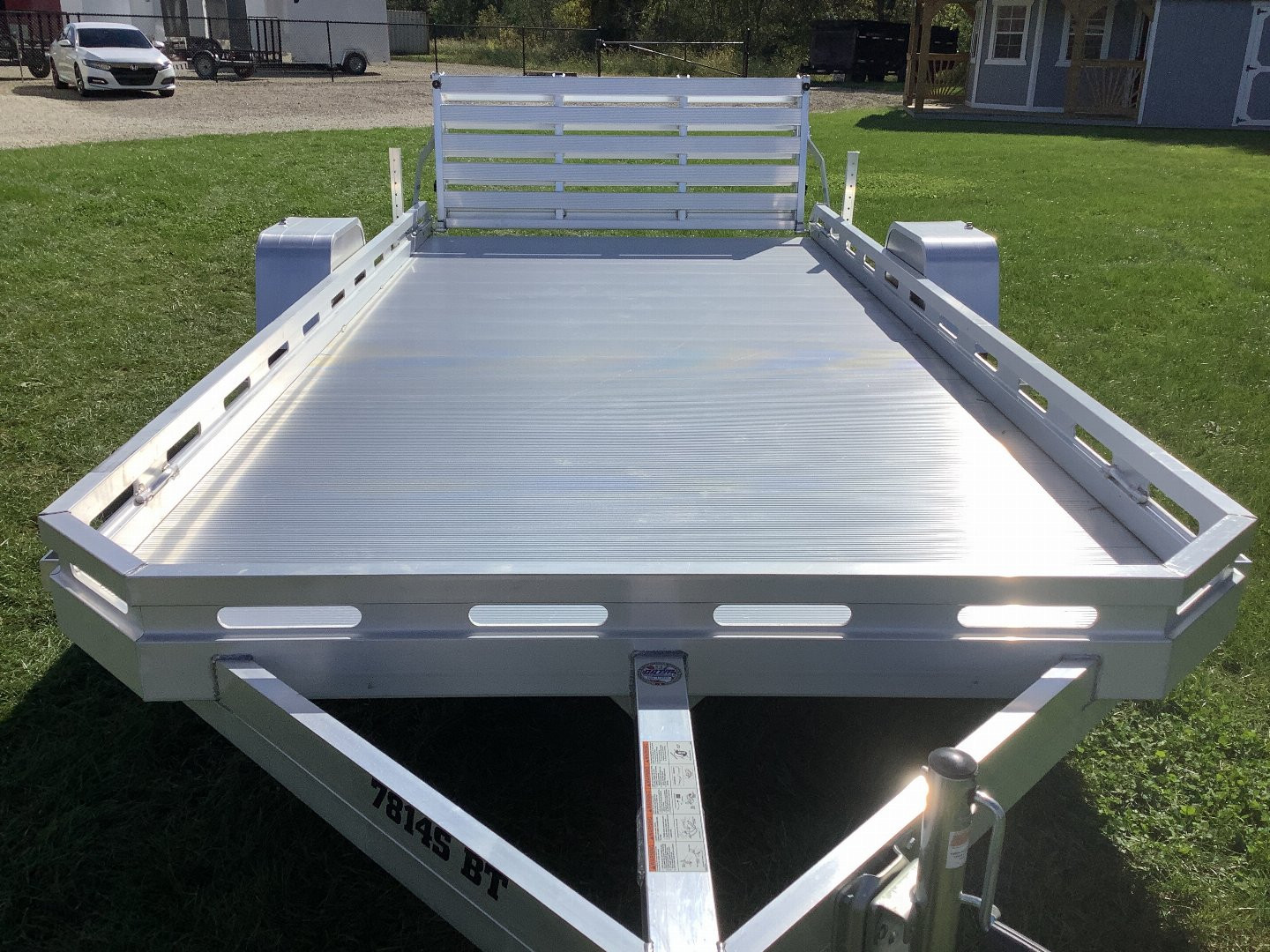 New 2024 Aluma 7814S-BT Utility Trailer