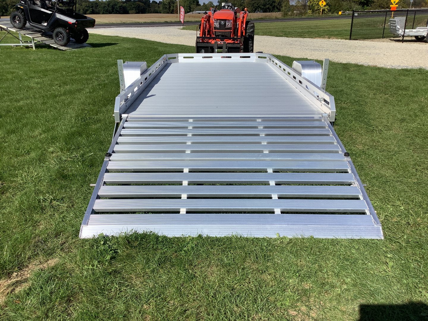 New 2024 Aluma 7814S-BT Utility Trailer