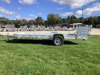 New 2024 Aluma 7814S-BT Utility Trailer