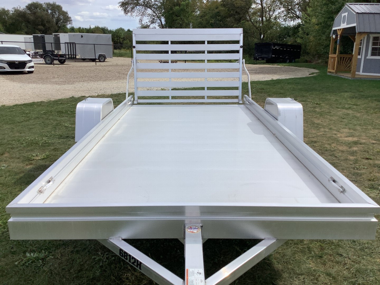 New 2024 Aluma 6812H-S-TG Utility Trailer