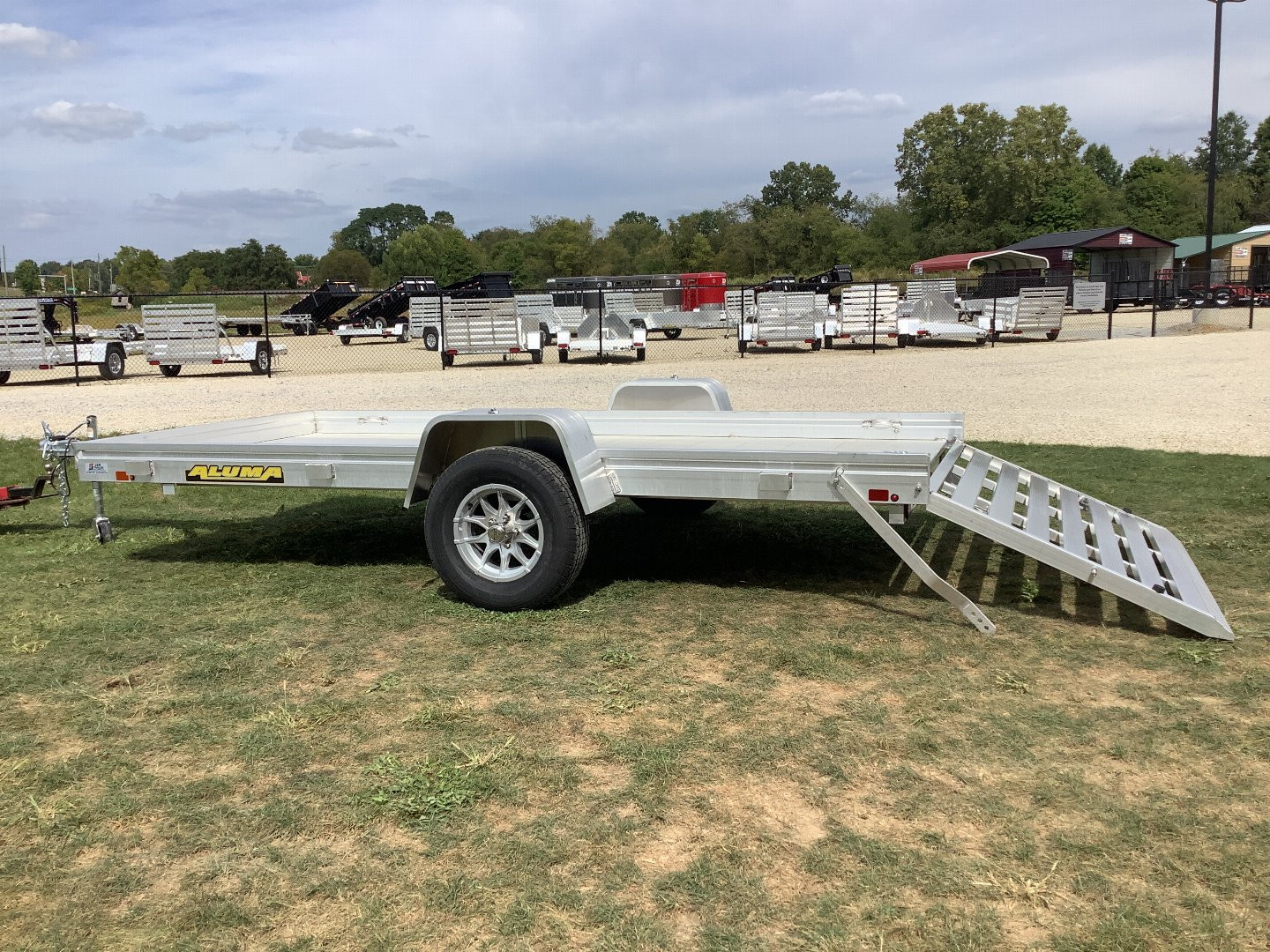 New 2024 Aluma 6812H-S-TG Utility Trailer