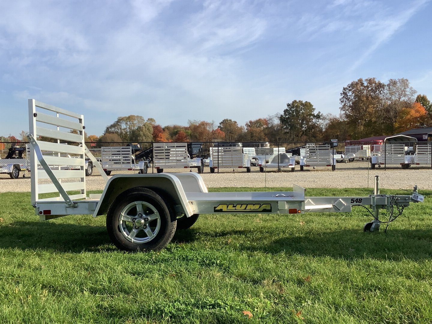New 2024 ALUMA 548S-TG Utility Trailer
