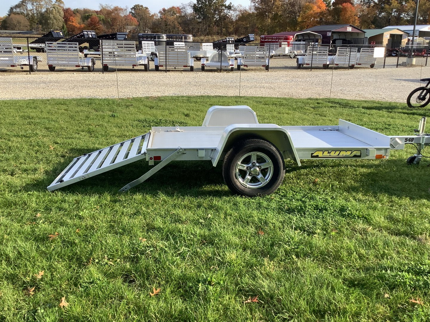 New 2024 ALUMA 548S-TG Utility Trailer