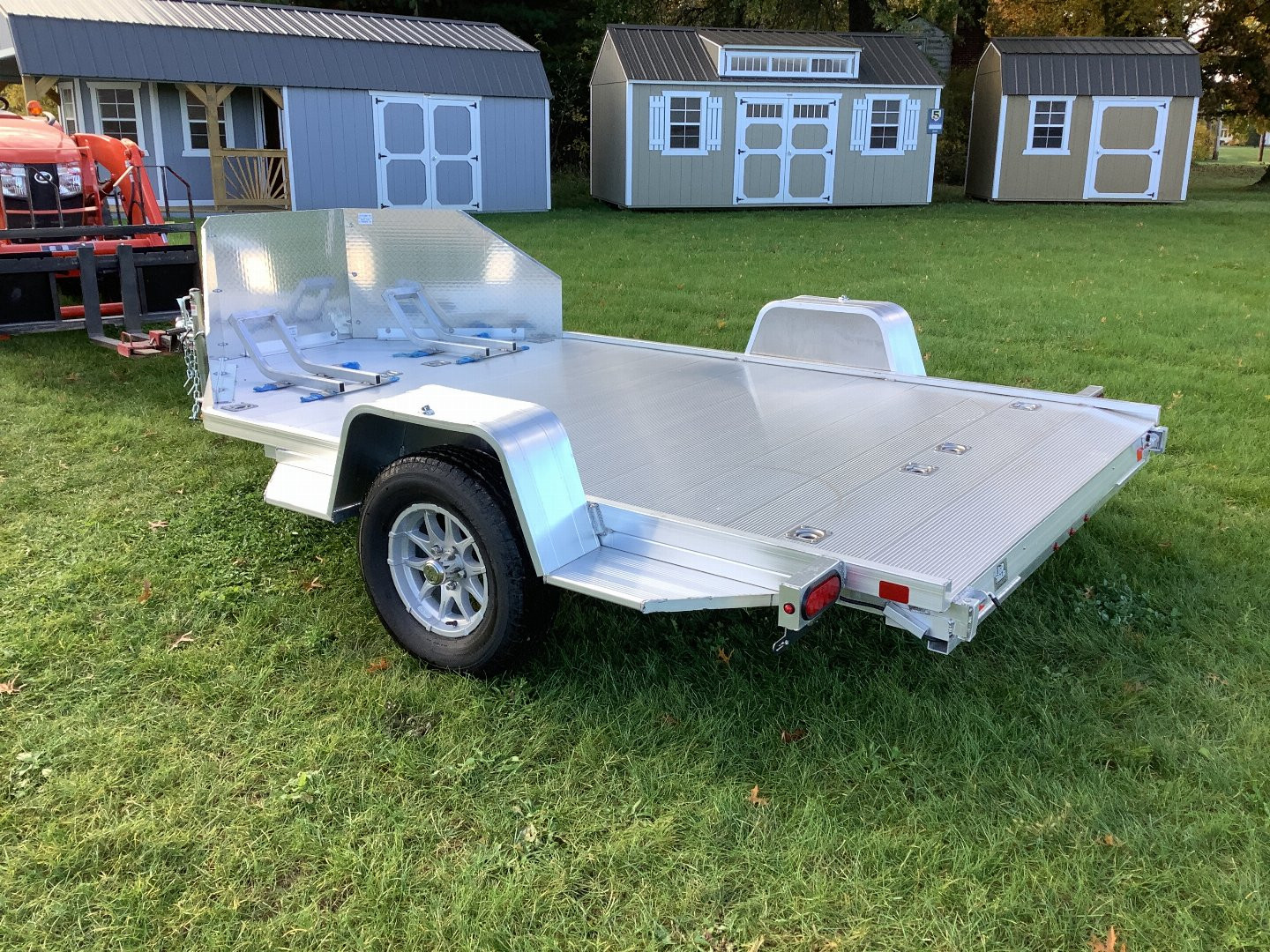 New 2025 ALUMA MC210 Motorcycle Utility Trailer