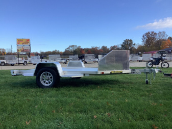 New 2025 ALUMA MC210 Motorcycle Utility Trailer
