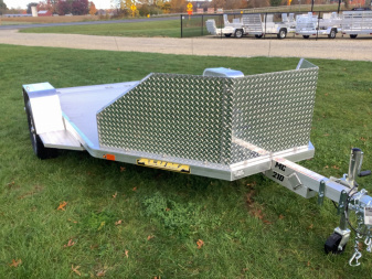 New 2025 ALUMA MC210 Motorcycle Utility Trailer